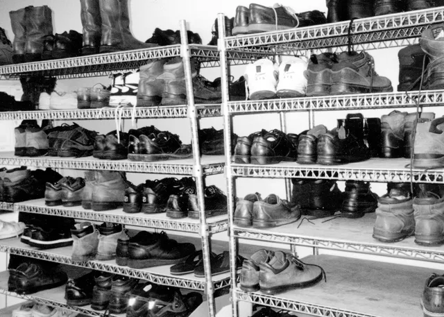 Workers shoes exchanged for protective footwear while on the job. Affordable industry dress codes: who pays under the law