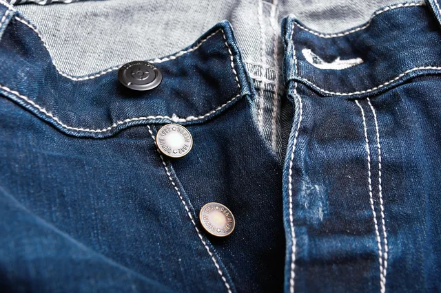jeans, blue, textiles, clothing, trend, men's, pants, structure, suture, sewing, textile, fabric, men's pants, design, material sample, thread. Forget the brand list: judge business casual menswear by construction