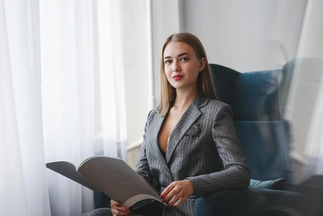 woman, reading, office, businesswoman, female, girl, adult, model, beauty, beautiful, pretty, attractive, home office, indoors, lifestyle, portrait, businesswoman, businesswoman, businesswoman, businesswoman, businesswoman, home office. Business casual women ideas that hold up beyond the first week