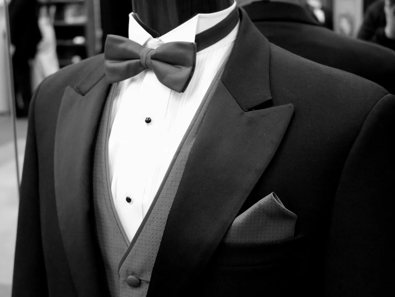 tailor, bow tie, tie, groom, best man, wedding, style, lapels, vest, tuxedo, formal, necktie, handkerchief, tailored, debonair, collar, marriage, gray wedding, tailor, tuxedo, tuxedo, tuxedo, tuxedo, tuxedo. Men's professional wear: what to check in the jacket, cloth, trouser and shirt